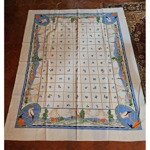 Two Tablecloths, 14 Napkins And An Alsatian Decor Shawl, Hansi