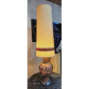 Important Openwork Ceramic Lamp, Coral Model, Accolay 
