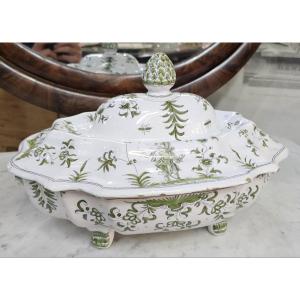 18th Century Moustiers Earthenware Soup Tureen