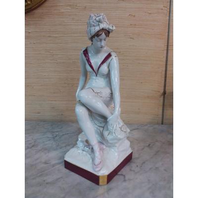 Porcelain Subject Young Woman