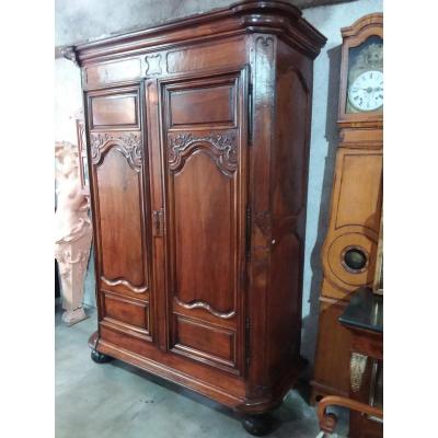 Louis XIV Massive Walnut Armoire XVIIIth