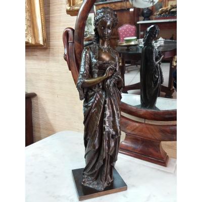 Bronze Subject With Dark Patina