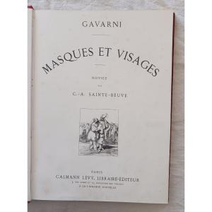 Masks And Faces By Gavarni 