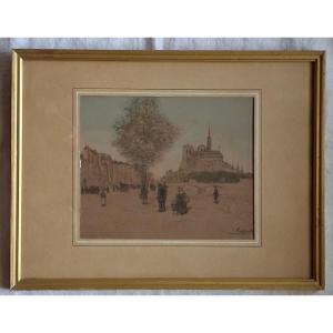 Raffaëlli Jean François / Quai Des Tournelles