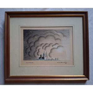 Georges Laisney / View Of Coutances 