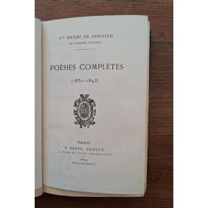 Complete Poems / Henri De Bornier / 1894