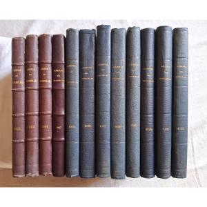 Set Of 12 Books / The Young Ladies' Journal 