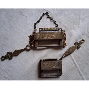 2 19th Century Berber Padlocks