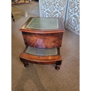 Mahogany Library Step / 19th Century