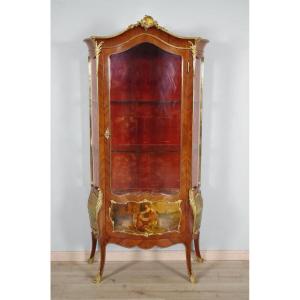 Showcase Napoleon III Gilt Bronze Martin Varnish