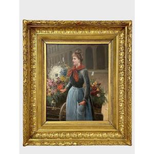 Pierre Testu: The Flower Seller