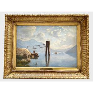 Paul Robinet: The Port Of Foehn In Brunnen