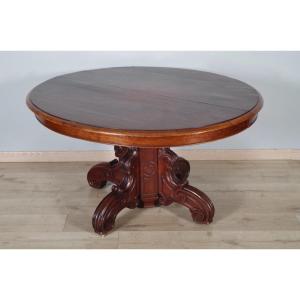 Napoleon III Dining Room Pedestal Table