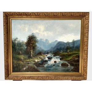 Emile Godchaux: Mountain Landscape