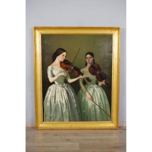 Honoré Chapuis: Teresa And Maria Milanollo