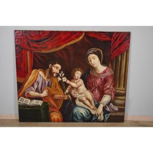 The Holy Family: Painting From The Louis XIII Period