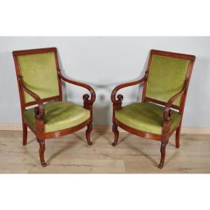 Pair Of Restoration Period Armchairs