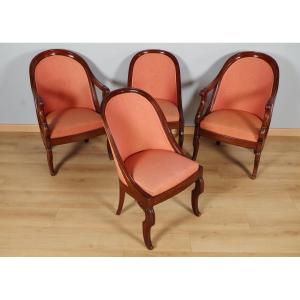 Living Room Two Armchairs Two Chairs Restoration Period