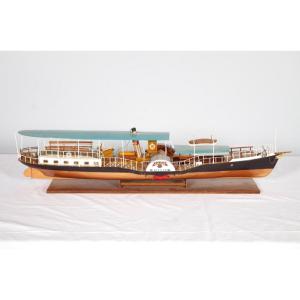 Danish Paddlewheel Boat Model