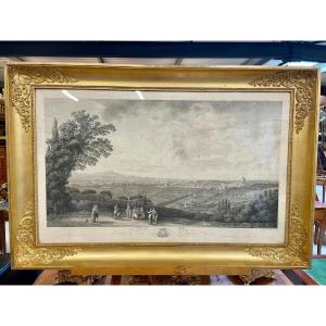 Engraving: View Of Rome After Jacob Philipp Hackert