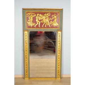 Empire Period Trumeau Mirror After Raphael