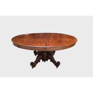 Napoleon III Dining Room Pedestal Table