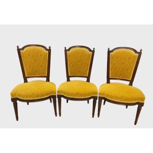 Three Louis XVI Period Chairs