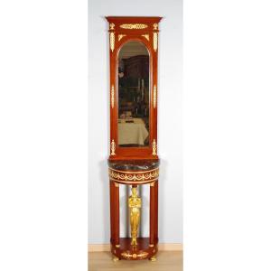 Empire Style Console And Mirror