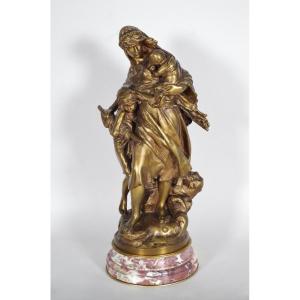 Mathurin Moreau - Bronze - Return From Fishing