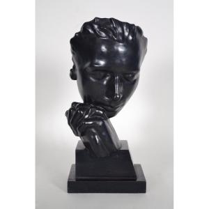 Eugène Bourgoin - Bronze - The Poet