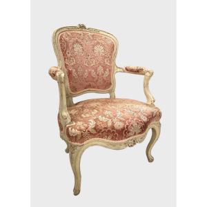 Louis XV Period Painted Armchair