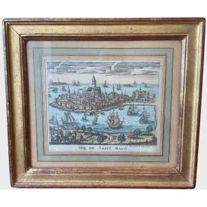 View Of Saint-malo - Engraving