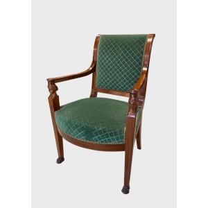 Jacob-desmalter Style Return From Egypt Armchair