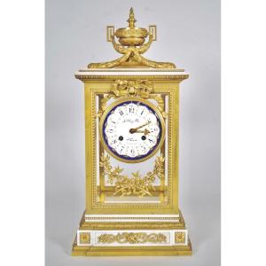 Louis XVI Style Clock Signed Le Roy Et Fils
