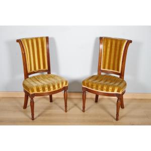Pair Of Directoire Period Chairs