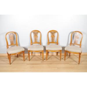 Four Louis XVI Period Chairs