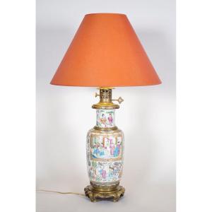 Canton Porcelain Lamp