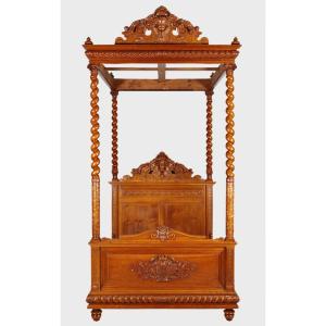Honoré Dufin - Renaissance Style Four-poster Bed
