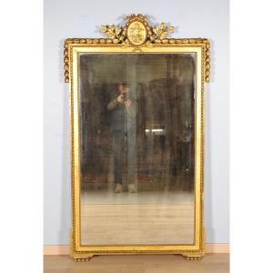 Louis XVI Style Gilded Mirror