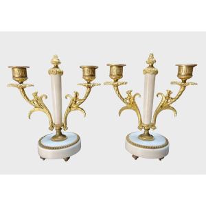 Pair Of Louis XVI Style Candelabra
