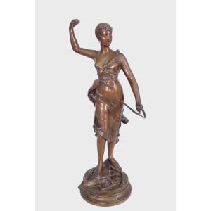 Bronze Diane Chasseresse By Levasseur