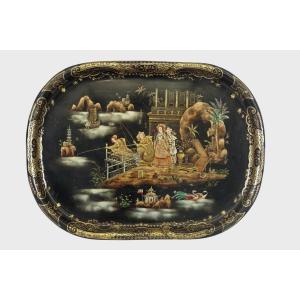 Napoleon III Painted Sheet Tray