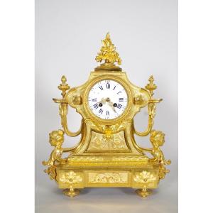 Pendulum Gilt Bronze Napoleon III