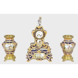 Nevers Earthenware Fireplace Trim