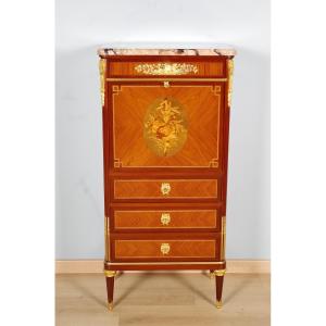 Louis XVI Style Secretary Signed Gouffé