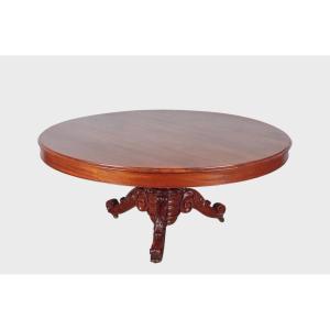 Louis-philippe Pedestal Table