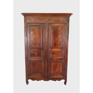 Transition Style Walnut Cabinet Front