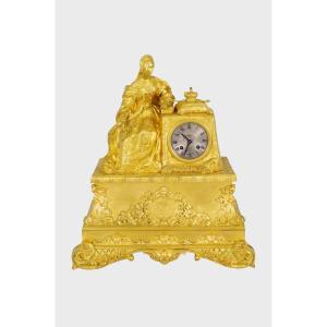 Louis-philippe Gilt Bronze Clock