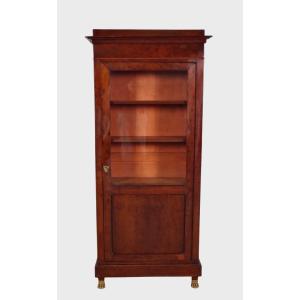 Louis-philippe Mahogany Display Cabinet