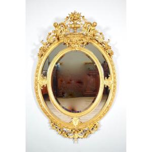 Napoleon III Glazing Beads Mirror